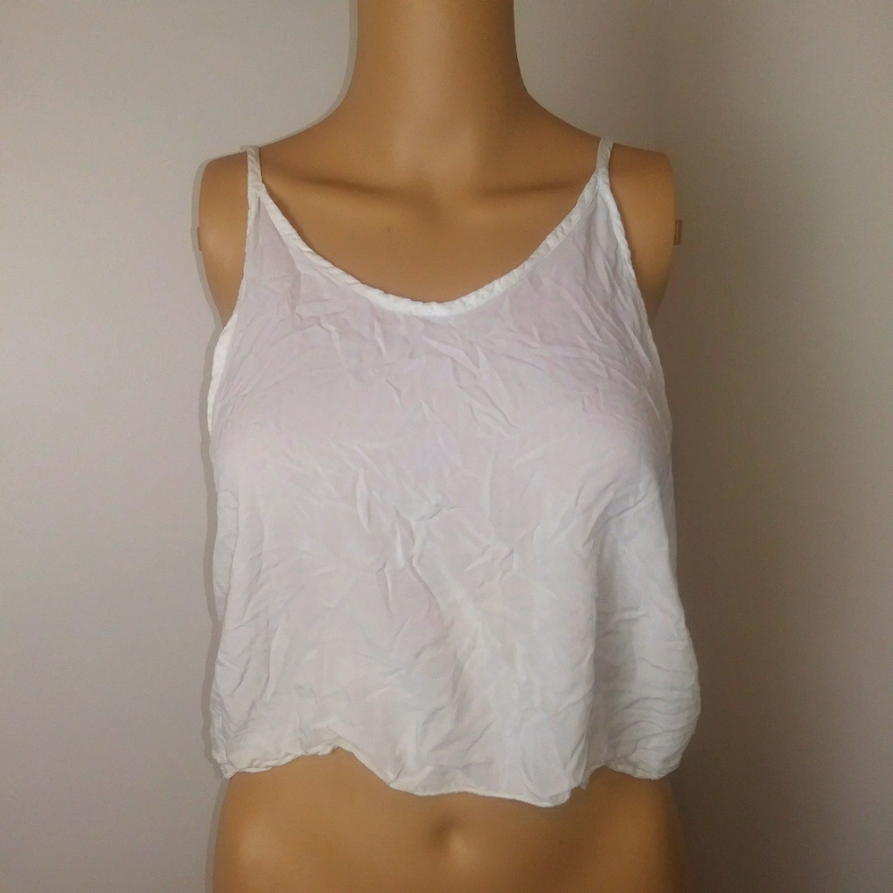 Brandy Melville White Crop Top